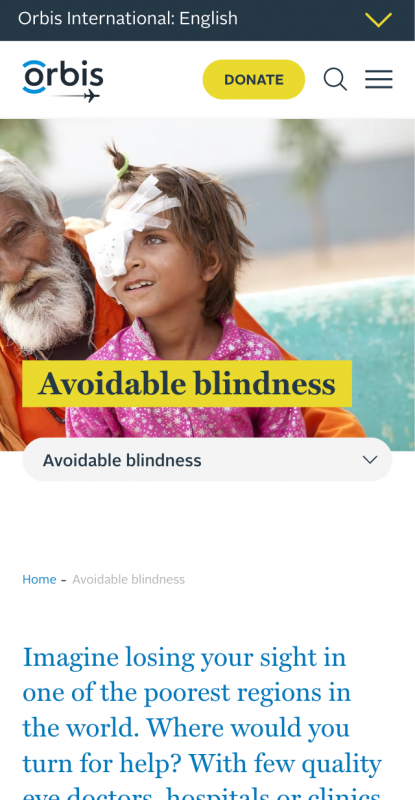 Orbis mobile blindness